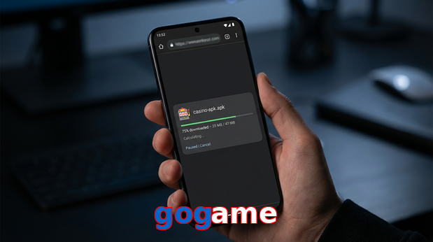 Main screen of Gogame apk page for PK players
